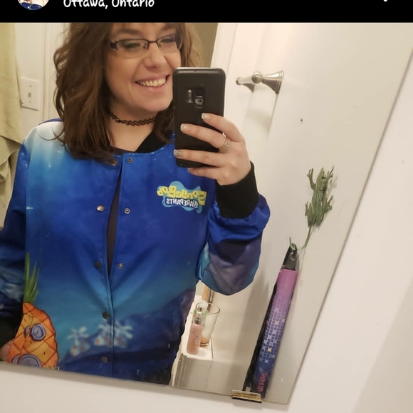 Spongebob Squarepants Baseball Style Oddity Jacket - Picture 10 of 11